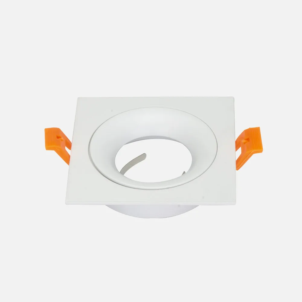 14448CU01 - Recessed Anou 1xgu10 Quadrado Branco 2x9,2x9,2 Cm 8 Corte. C/Portalampara 