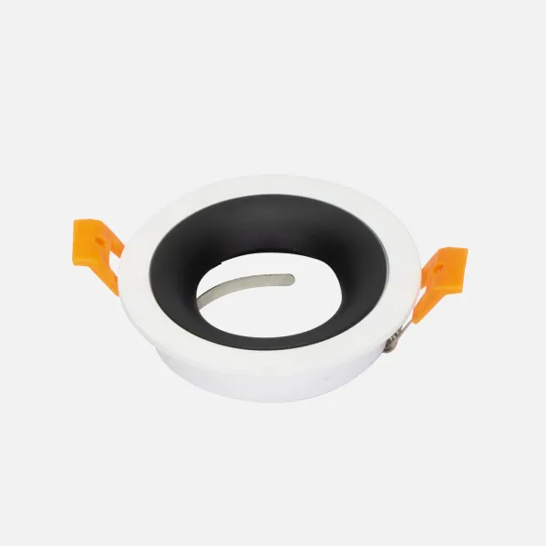 Recessed downlight Anou 1xgu10 Round White/black  2x9,2x9,2 Cm 8 Of Cut-out.c/lamp holder