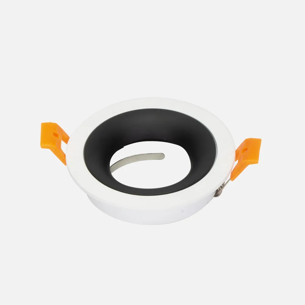 14448RE26 - Recessed downlight Anou 1xgu10 Round White/black  2x9,2x9,2 Cm 8 Of Cut-out.c/lamp holder