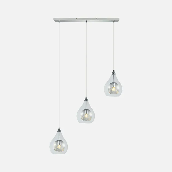 Pendant light Lhasa 3xg9 Chrome Regx65x65 Cm