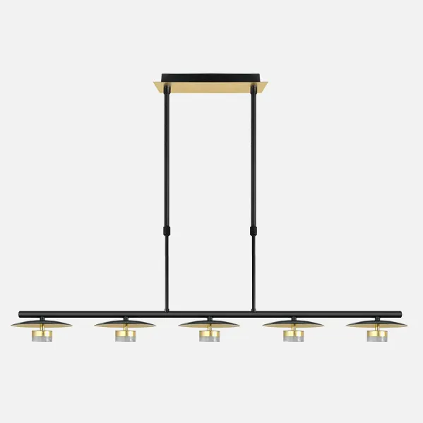 Lamp City Of the Cape 5l 30w 4000k  Black/gold Regx104x15 Cm 2400 Lm