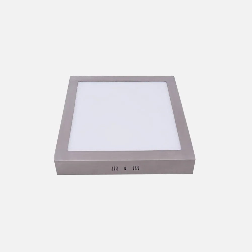 Downlight 12w 6500k Sup. Cuad. Pegaso Led Niquel 950 Lm 17,3x17,3x4