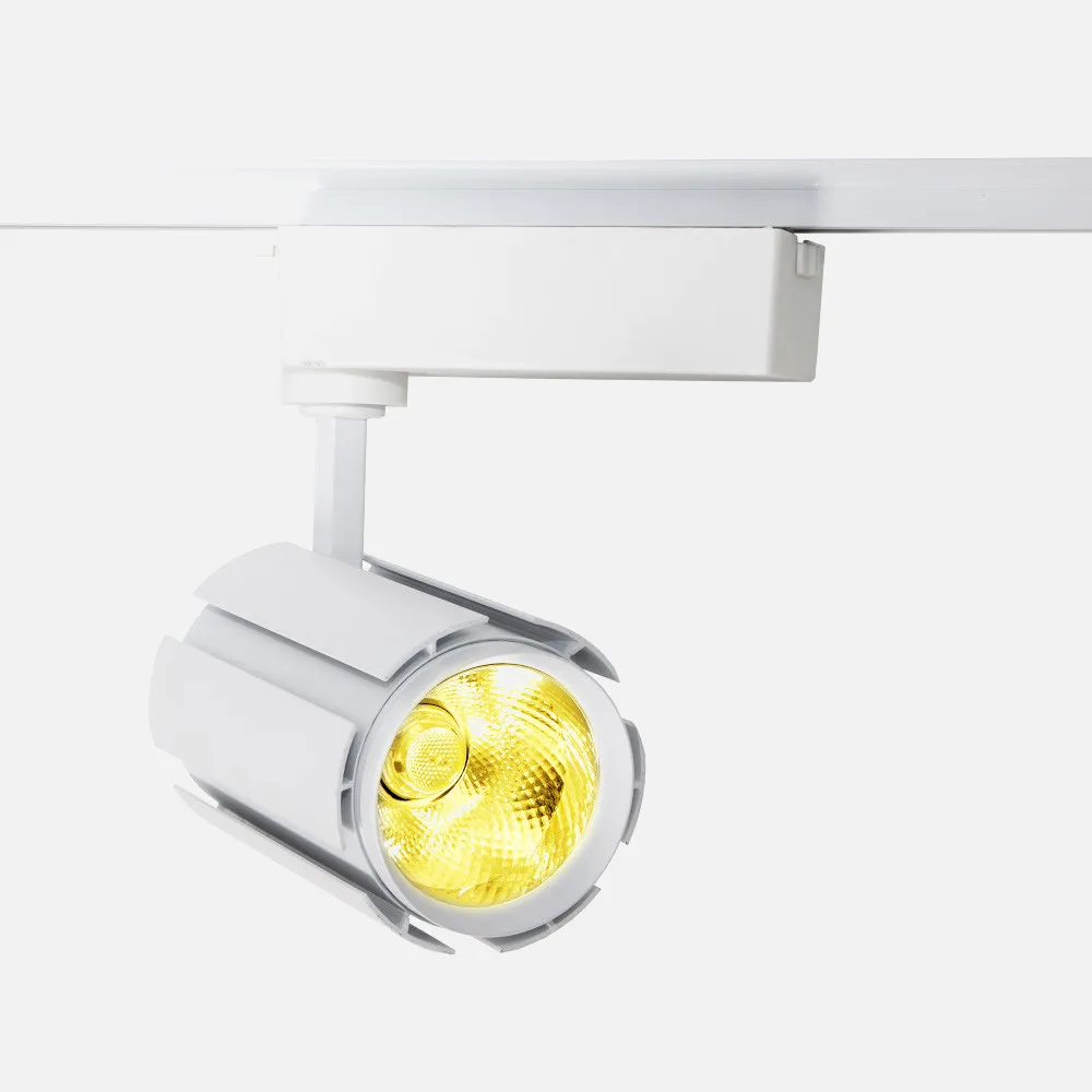 Foco Carril 30w 2700k Teide Blanco 2100lm 15x9,5d