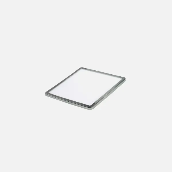 Downlight 8w 5500k Cromo Providencia 586lm 1x11,8x11,8 Cm De Empotrar Corte  Ajustable 4,5x4,5-8x8 Cm