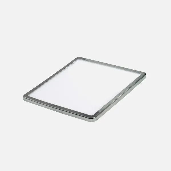 Downlight 15w 4000k Cromo Providencia 1280lm 1x17,5x17,5 Cm de Empotrable Corte Ajustable 5x5-15,58x15,58 Cm