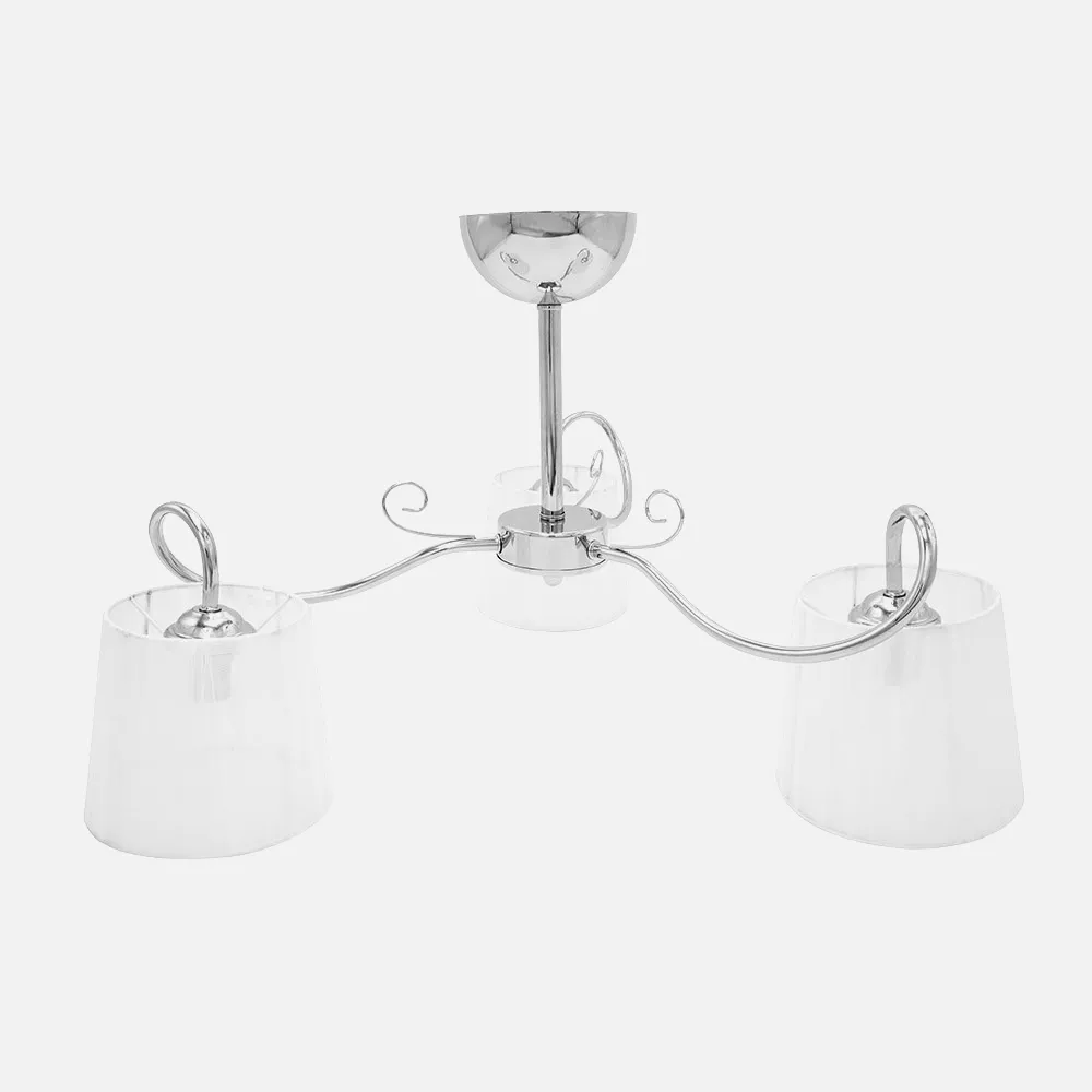 155553020 - Lamp Cuzco 3xe14 Chrome 37x60x60 Cm