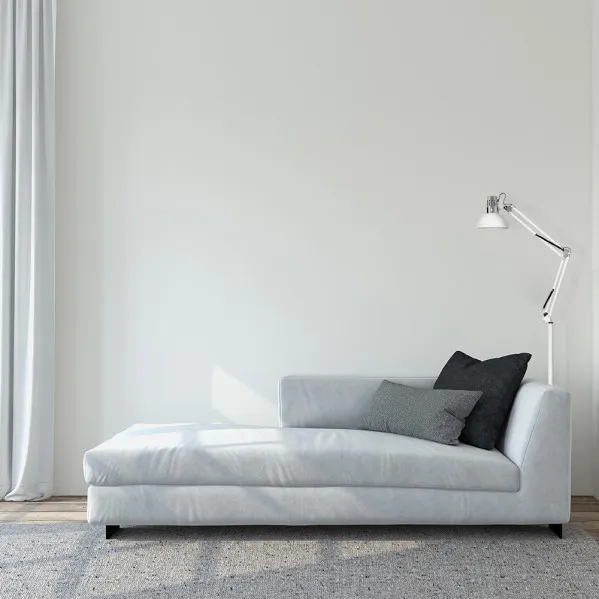 Lâmpada de chão articulada Rutilo 1xe27 Branco/Cromo 180x28x28 Cm