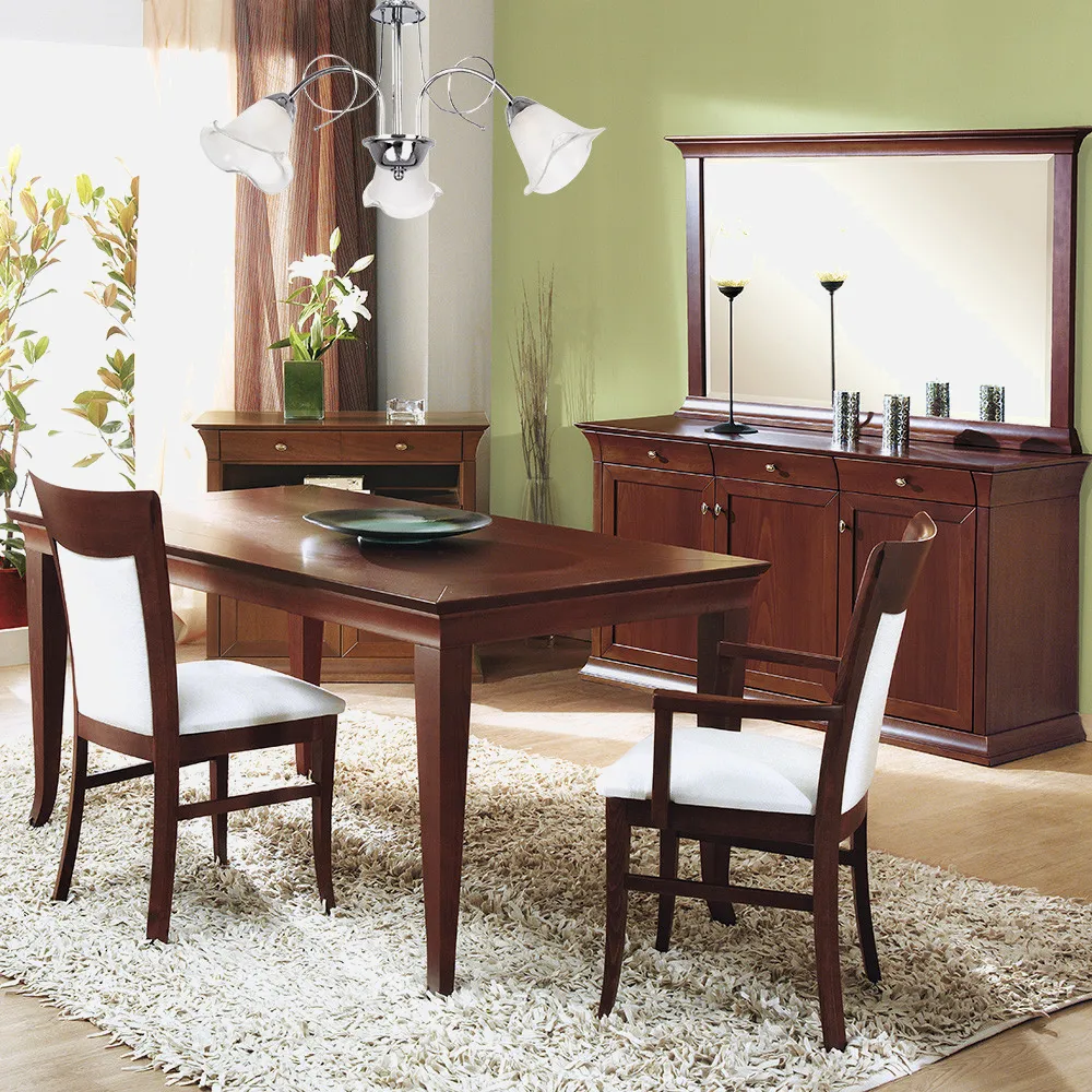 Lampara Adelfa 3xe14 Cromo  Regx56x56 Cm