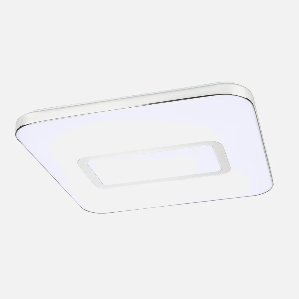 Plafon Nelson 96w 3000-4000-6500k 6,5x53,5x53 Cm 6500lm Reg.intens.y Cont.remoto C/memoria