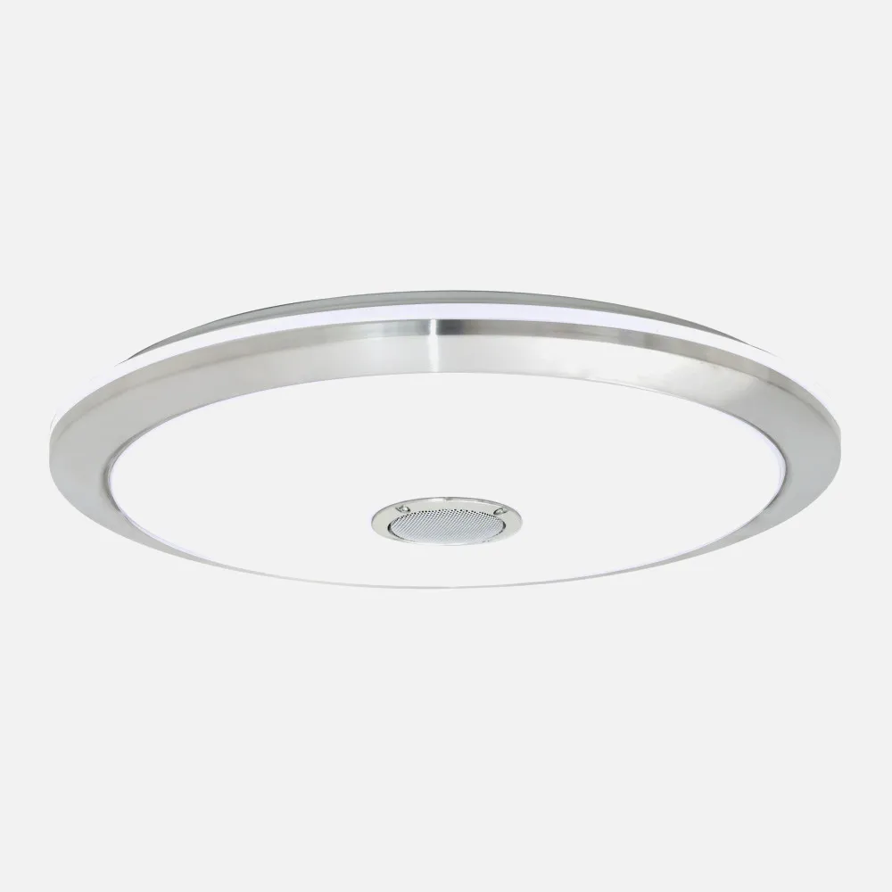 Plafon 90w Jambi Niquel 7200lm C/remoto 50d Regul. Intensidad 3000, 4000, 6000k C/musica