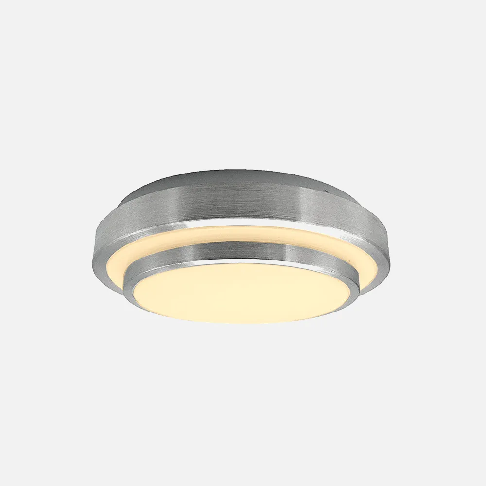Plafon Bangkok 36w 3000-4000-6000k Blanco/aluminio 9,5x33,5x33,5 Cm  Red.3600lm Reg.intens.remoto C/memoria