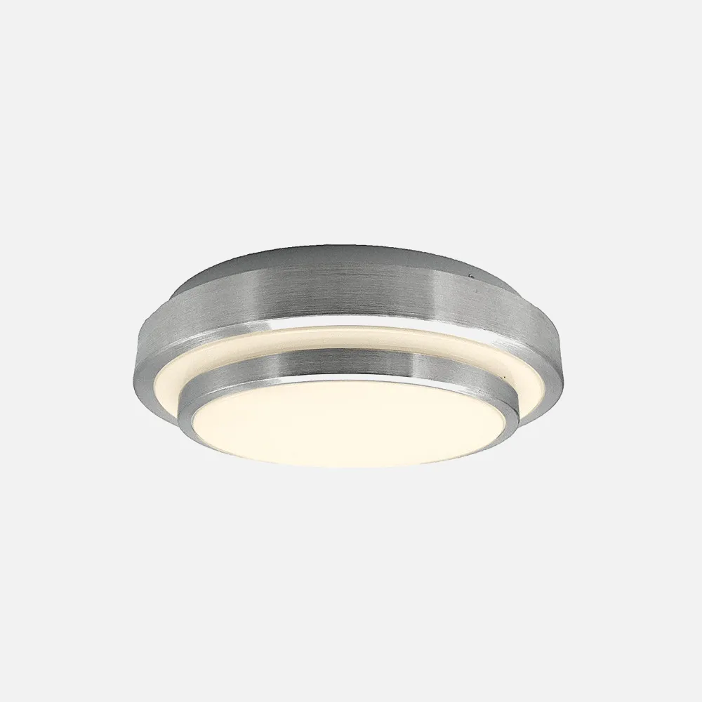 Plafon Bangkok 36w 3000-4000-6000k Blanco/aluminio 9,5x33,5x33,5 Cm  Red.3600lm Reg.intens.remoto C/memoria