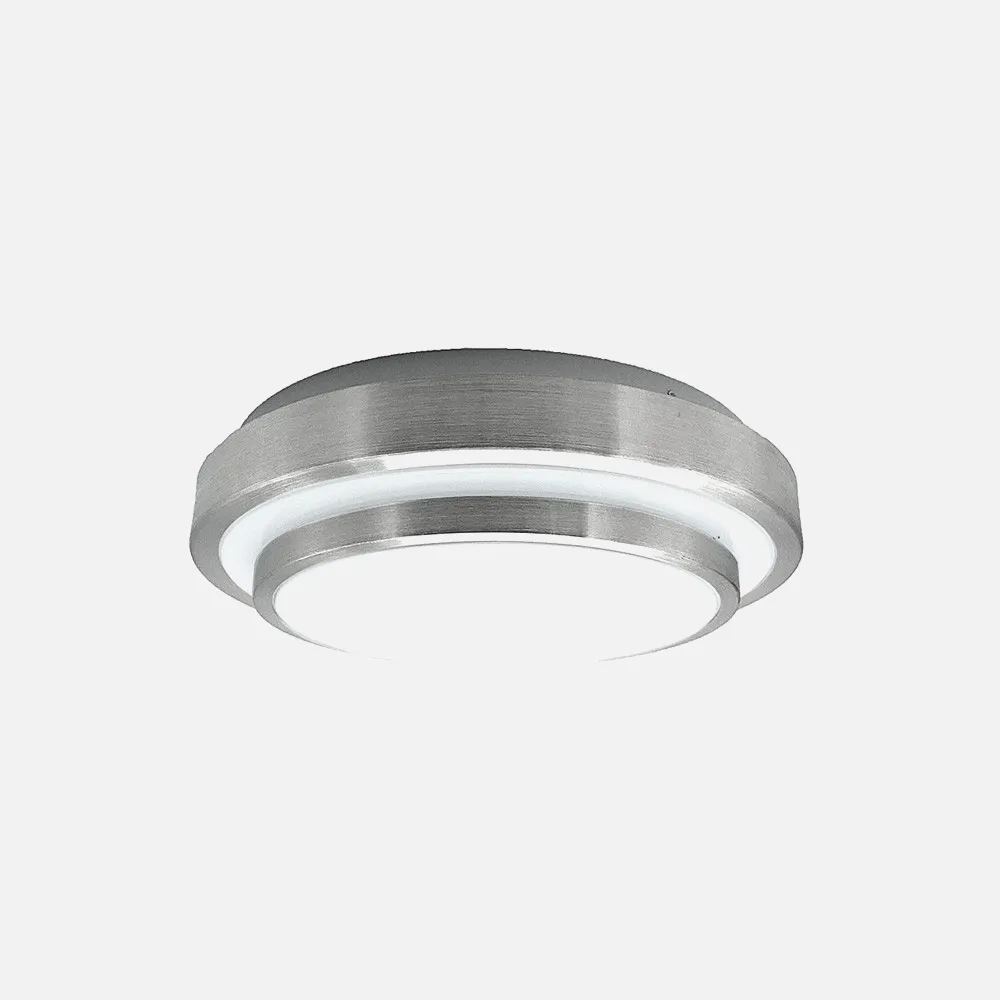 Plafon Bangkok 36w 3000-4000-6000k Blanco/aluminio 9,5x33,5x33,5 Cm  Red.3600lm Reg.intens.remoto C/memoria