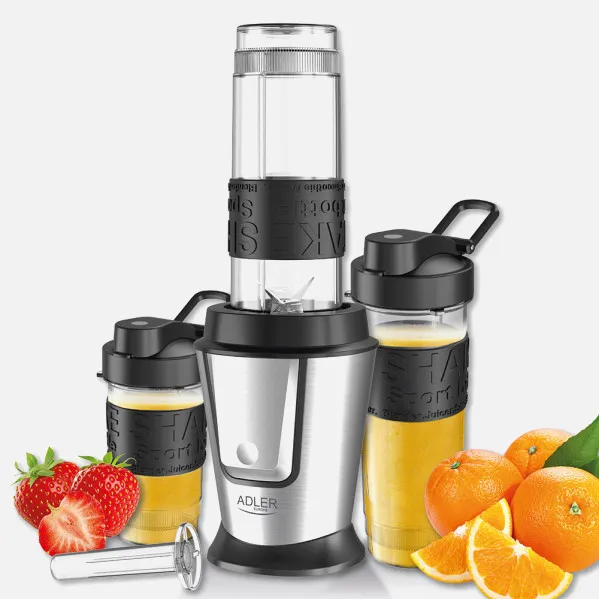 Batidora Personal C/barilla De Enfriamiento 800w 2 Vasos Deportivos Incluidos