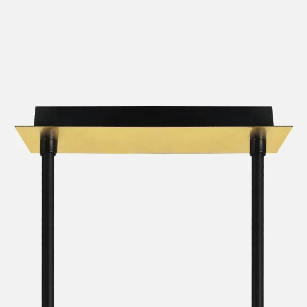 Lampara Ciudad Del Cabo 5l 30w 4000k  Negro/oro Regx104x15 Cm 2400 Lm