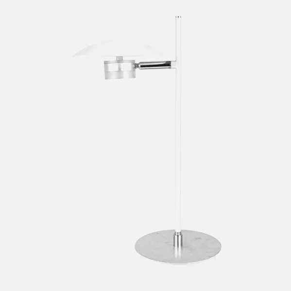 Sobremesa Ciudad Del Cabo 1l 6w 4000k Blanco/plata  42x23x15 Cm 540 Lm Dirigible y Orientable