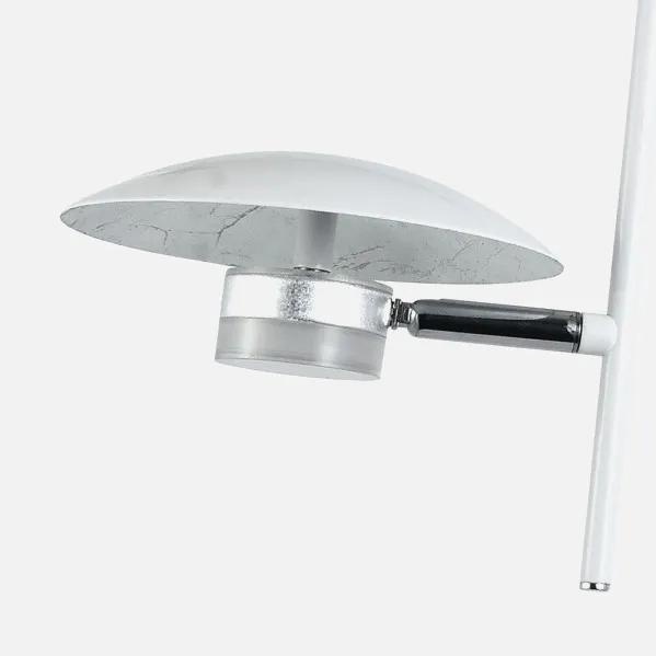 Pendant light City Of the Cape 2l  12w 4000k White/silver  1080 Lm 52x49x15 Cm Airship And Adjustable