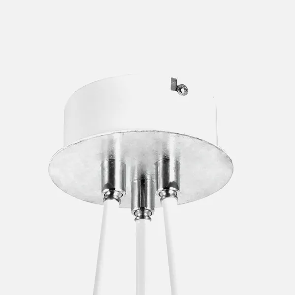 Colgante Ciudad Del Cabo 3l 18w 4000k Blanco/plata 53x39x39 Cm 1440 Lm Dirigible Y Orientable