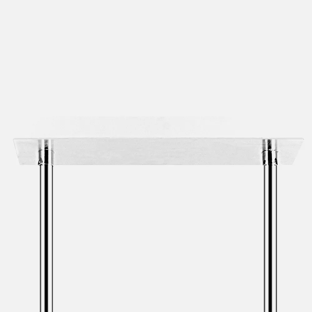 Lampara Ciudad Del Cabo 4l 24w 4000k  Blanco/plata Regx85x15 Cm 1920 Lm