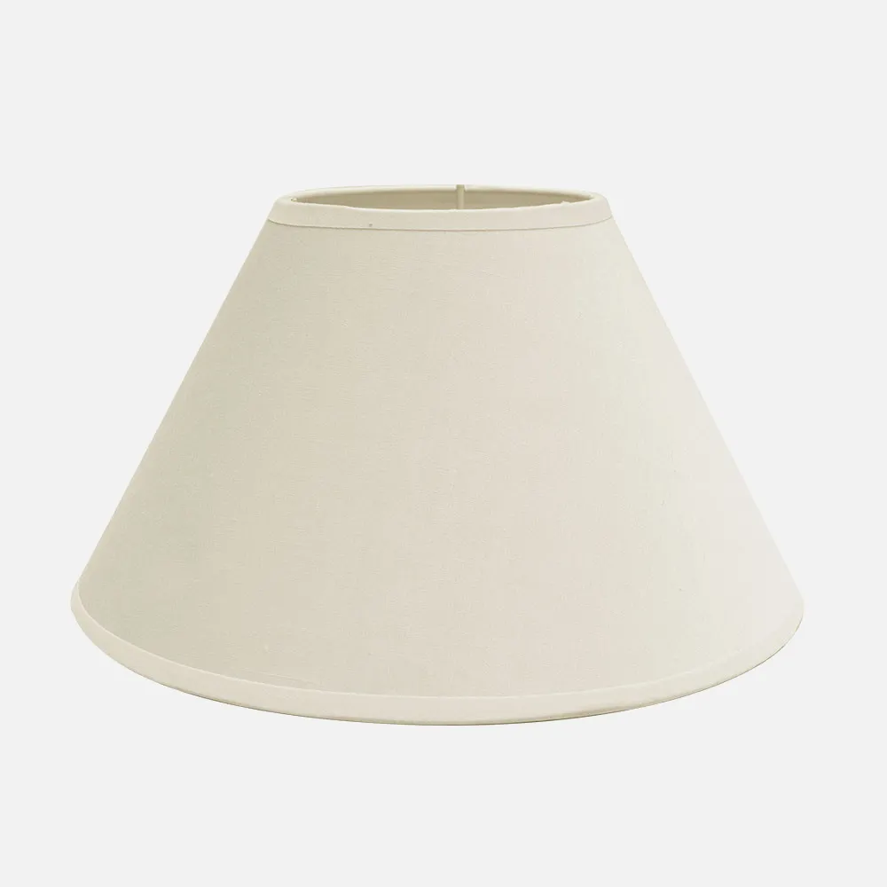 157324015 - Lampshade Clara E27 Beige 40dx20dx26h Conical Enclosed