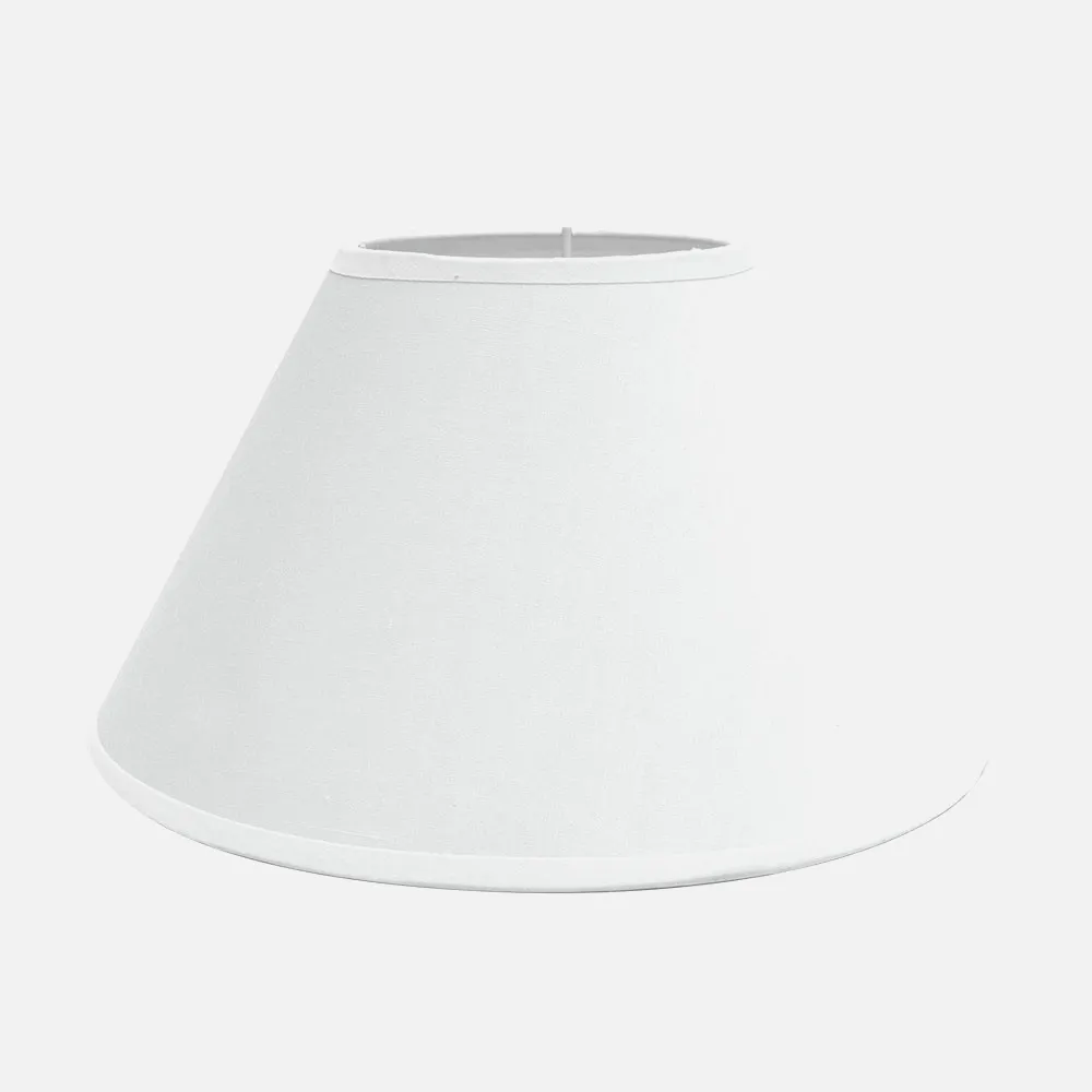 157324001 - Lampshade Clara E27 White 40dx20dx26h Conical Enclosed