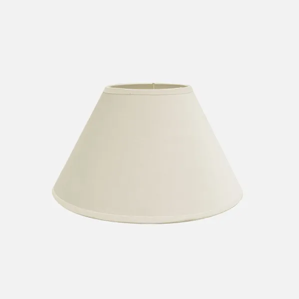 Lampshade E27 Bege 35dx18dx23h Cónico Fechado