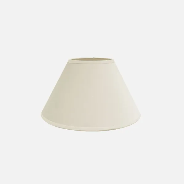 Lampshade E27 Bege 30dx15dx20h Cónico Fechado