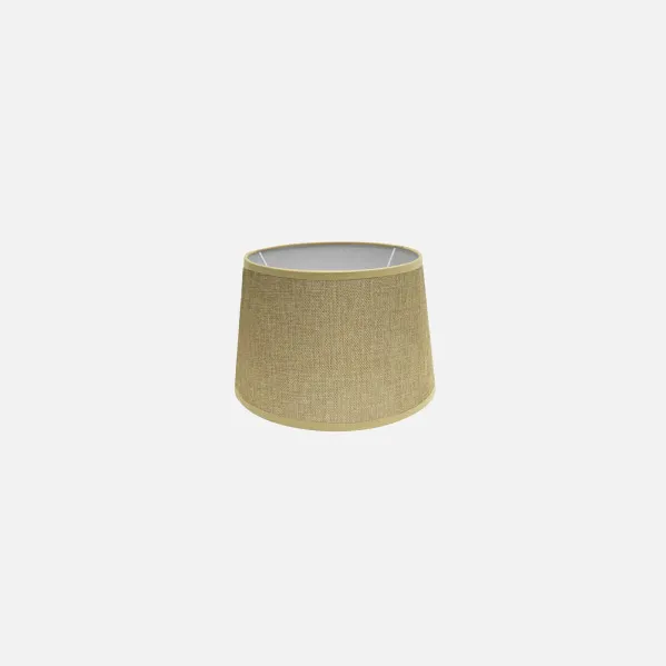 Lampshade Irene E27 Beige 15dx12dx13h Conical Open