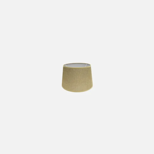 Lampshade Irene Pinza Beige 10dx8dx8h Conical Open
