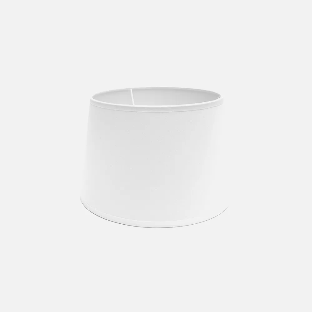 157312501 - Lampshade Clara E27 White 25dx20dx16h Conical Open