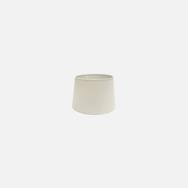 Lampshade E27 Bege 15dx12dx14h Cónico Aberto