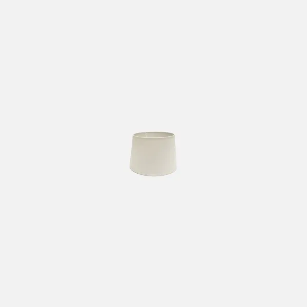 Lampshade Clara Pinza Beige 10dx8dx8h Conical Open