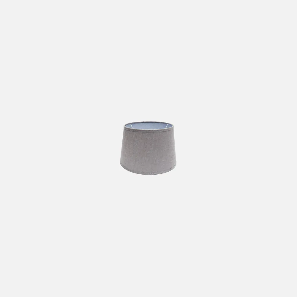 Pantalla Agueda Pinza Gris 10dx8dx8h Conica Abierta