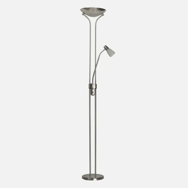 Nickel Ross 2xe27+1xe14 C/reader Nickel 180x28x28 Cm