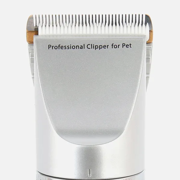 Aparador de Pêlos Titanium Pet Lâmina Cerâmica de 35w Escova de 4 Pentes Bateria Extra e Cabo