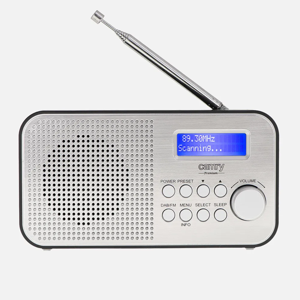 Radio Portátil Fm/Dab/Dab+ Alarma Batería 2000Mah  Carga Micro Usb Toma Auriculares