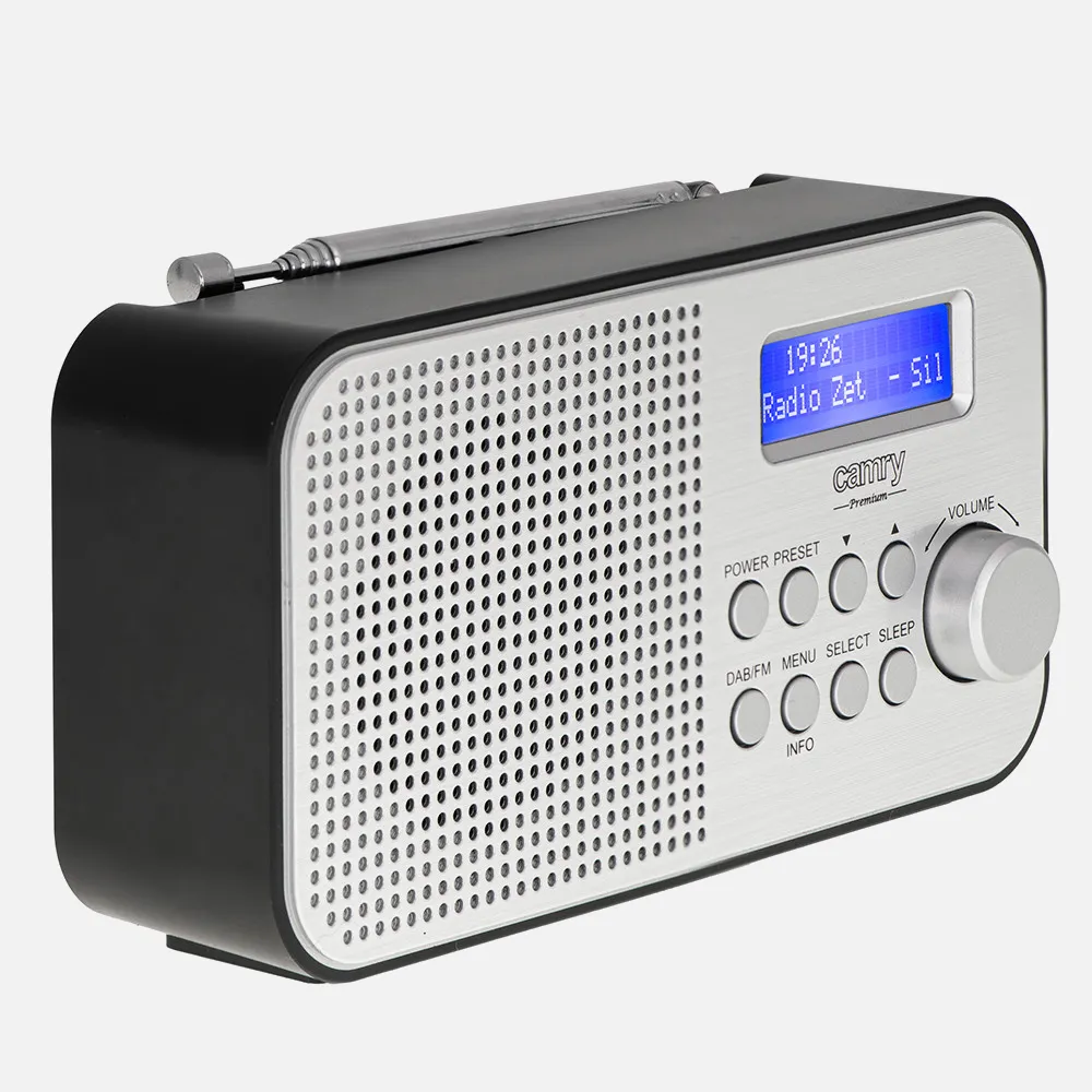 Radio Portátil Fm/Dab/Dab+ Alarma Batería 2000Mah  Carga Micro Usb