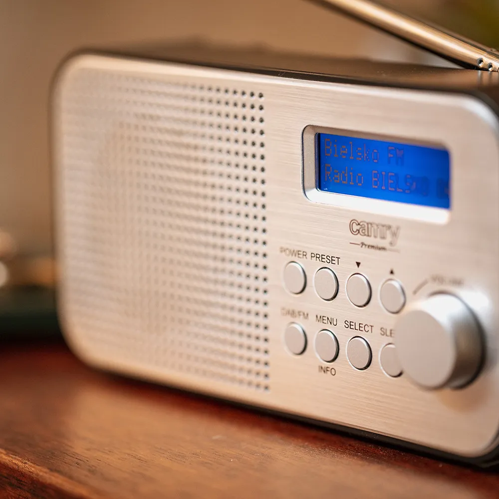 Radio Portátil Fm/Dab/Dab+ Alarma Batería 2000Mah  Carga Micro Usb Toma Auriculares