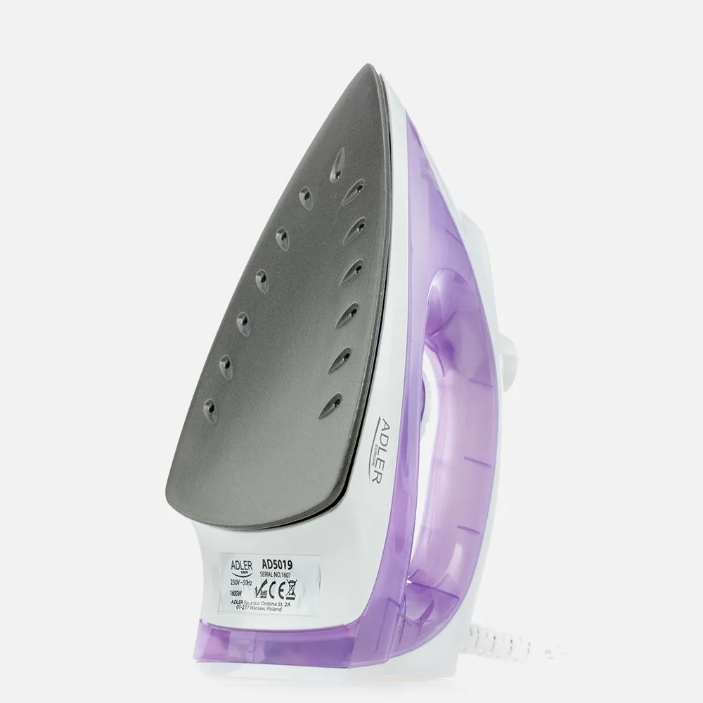 Plancha 1600w Suela Antiadherente Tanque 100ml  Ajuste Temperatura