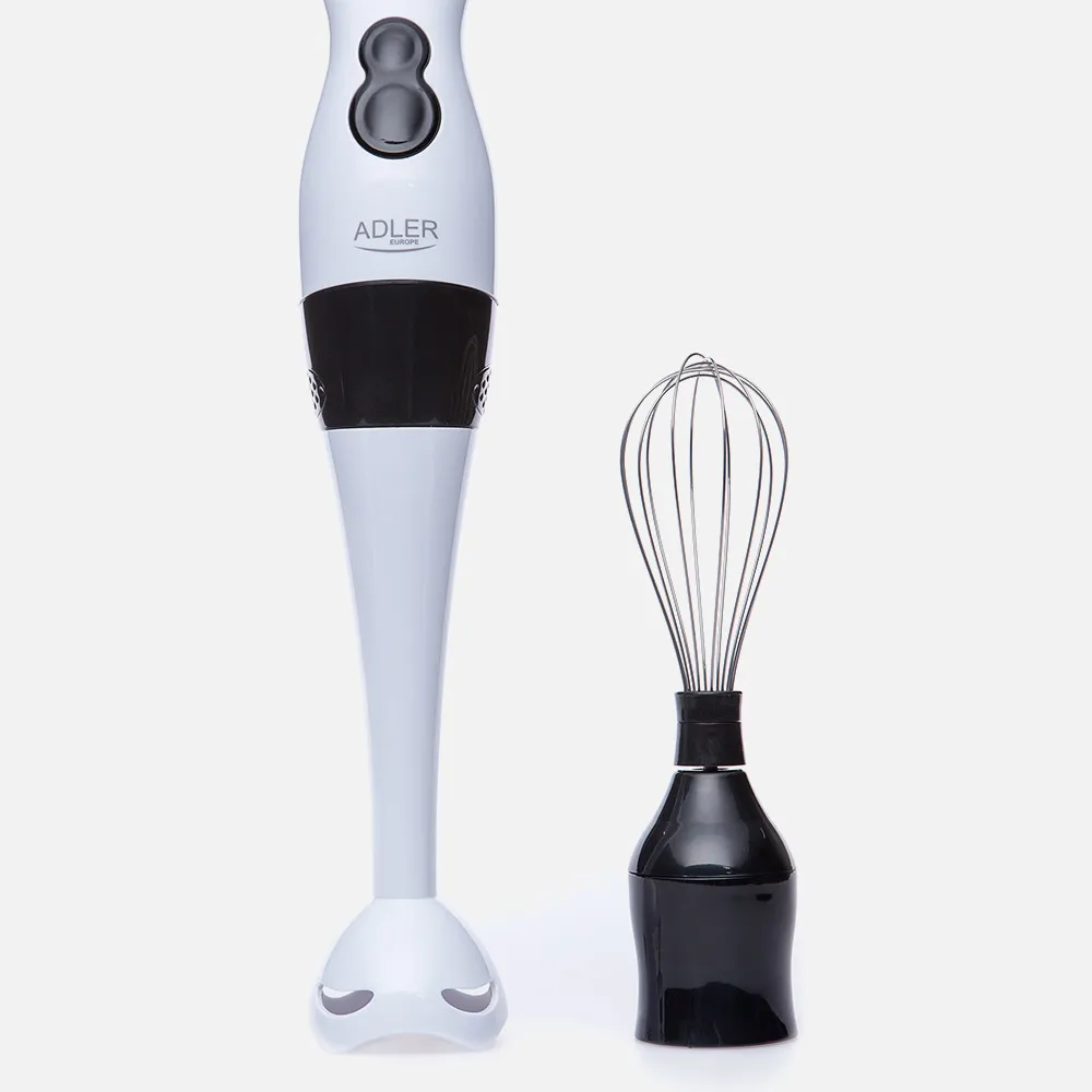 Batidora De Mano + Set 500w Cuch. Ac. Inox. 2 Vel.  Taza Picadora 500ml Taza Medidora 700ml
