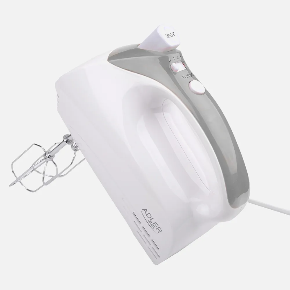 Batidora De Mano 300w 2 Batidores Y 2 Amasadores  5 Veloc. Boton Turbo Y Expulsion