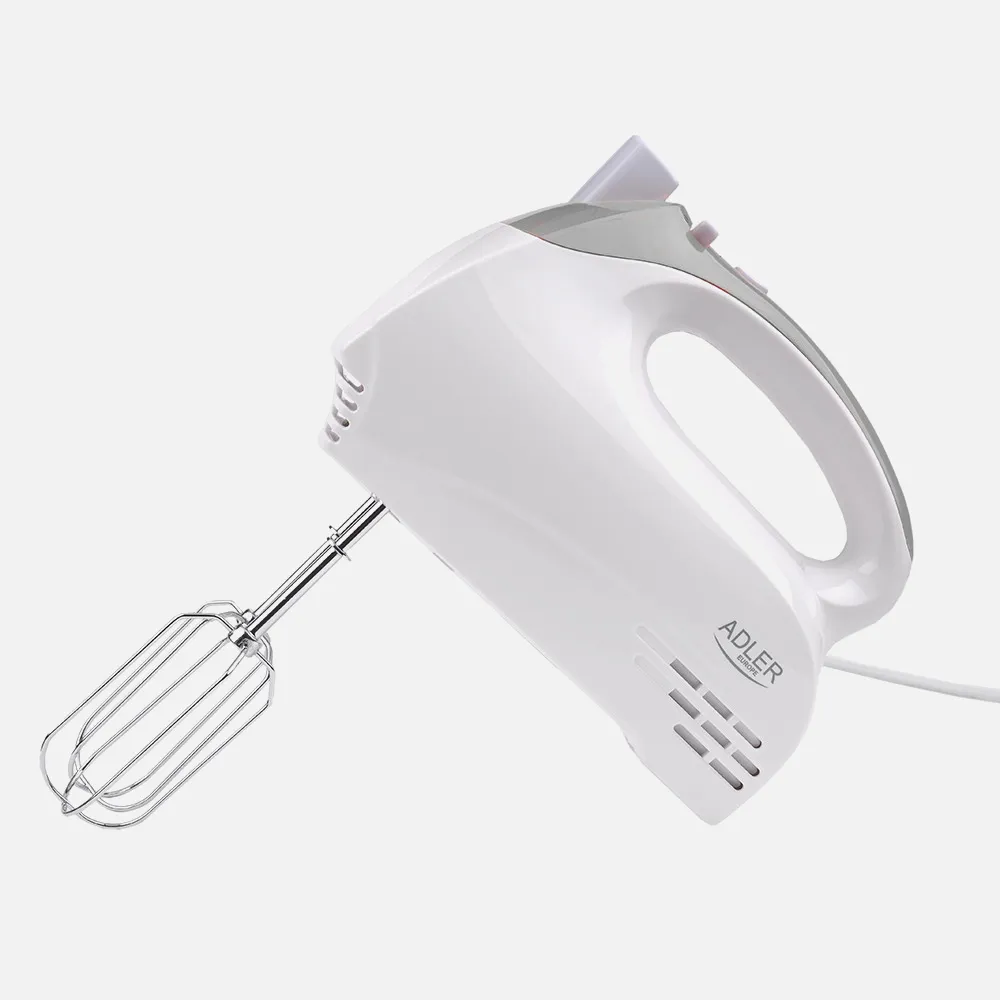 Batidora De Mano 300w 2 Batidores Y 2 Amasadores  5 Veloc. Boton Turbo Y Expulsion