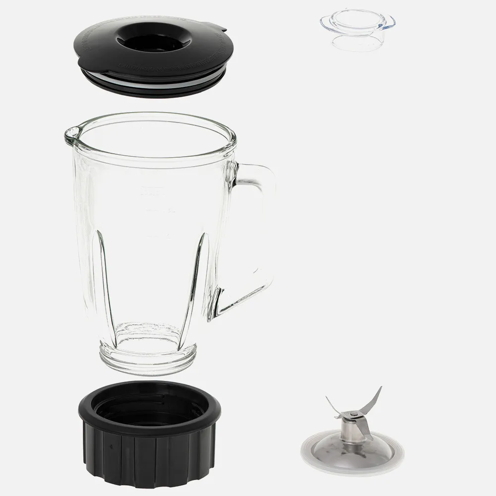 Batidora 1700w Cuchilla Ac. Inox. 6 Hojas 2 Vel. 3  Prog. Batido/tritur. Hielo/pulso No Bpa