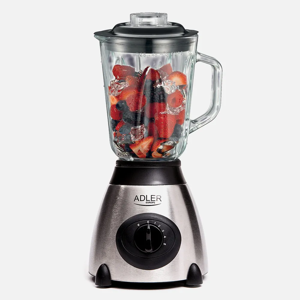 Batidora 800w Hoja Acero Inox. 5 Velocidades  Jarra 1500ml. Funcion Pulso