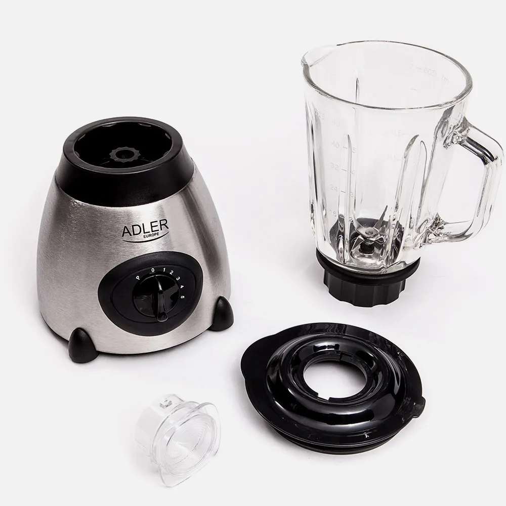 Batidora 800w Hoja Acero Inox. 5 Velocidades  Jarra 1500ml. Funcion Pulso