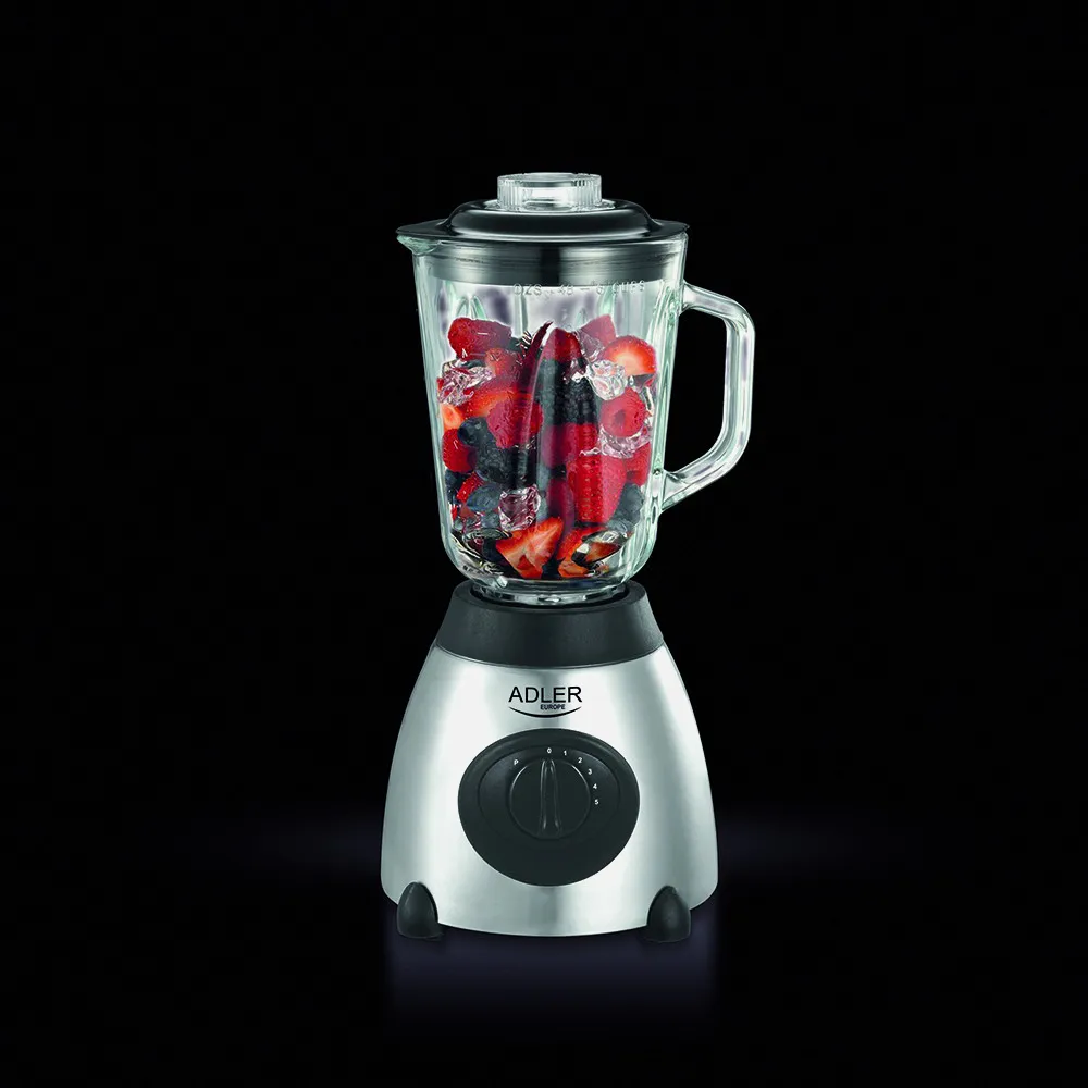 Batidora 800w Hoja Acero Inox. 5 Velocidades  Jarra 1500ml. Funcion Pulso