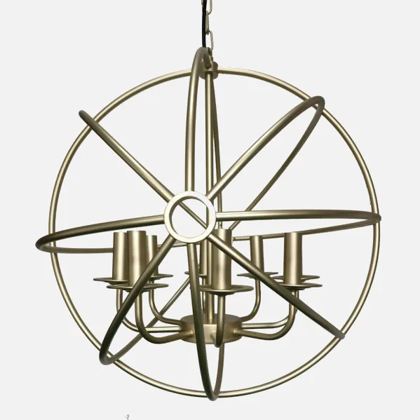 Pendant light Metal Arneses Gold 8xe14 Regx52x49 Cm