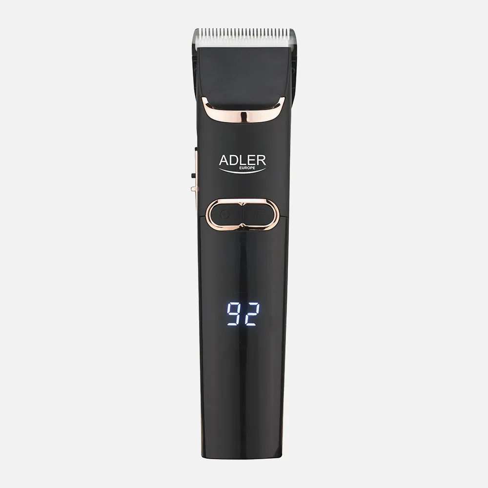 Cortapelos Hoja Acero/ceramica 40w 4 Peines Turbo  Pantalla Lcd Bateria Y Red
