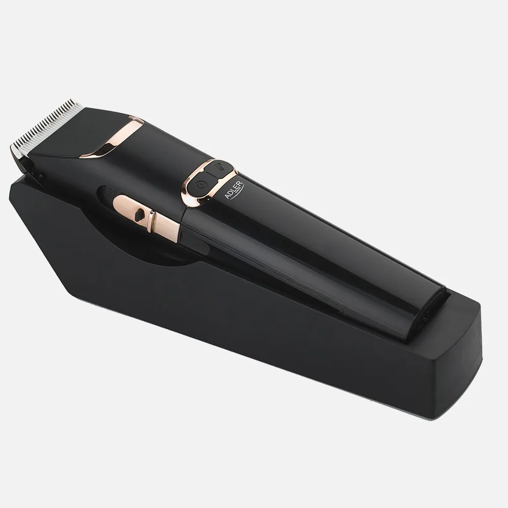Cortapelos Hoja Acero/ceramica 40w 4 Peines Turbo  Pantalla Lcd Bateria Y Red