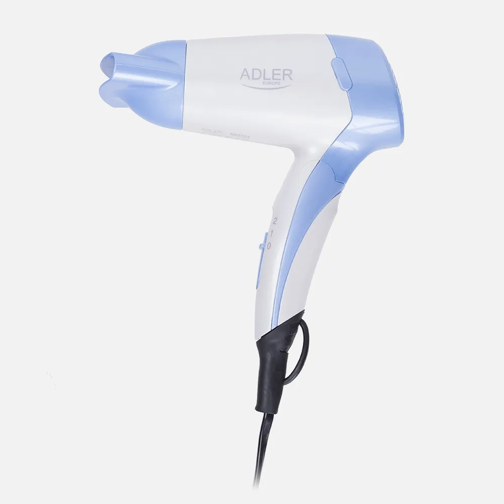 Secador 1200w 2 Velocidades/calor Asa Plegable  Lazo Para Colgar Concentrador De Aire